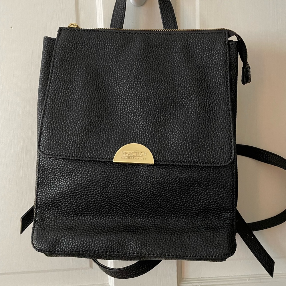 Reaction Kenneth Cole Mini Leather Backpack NWT